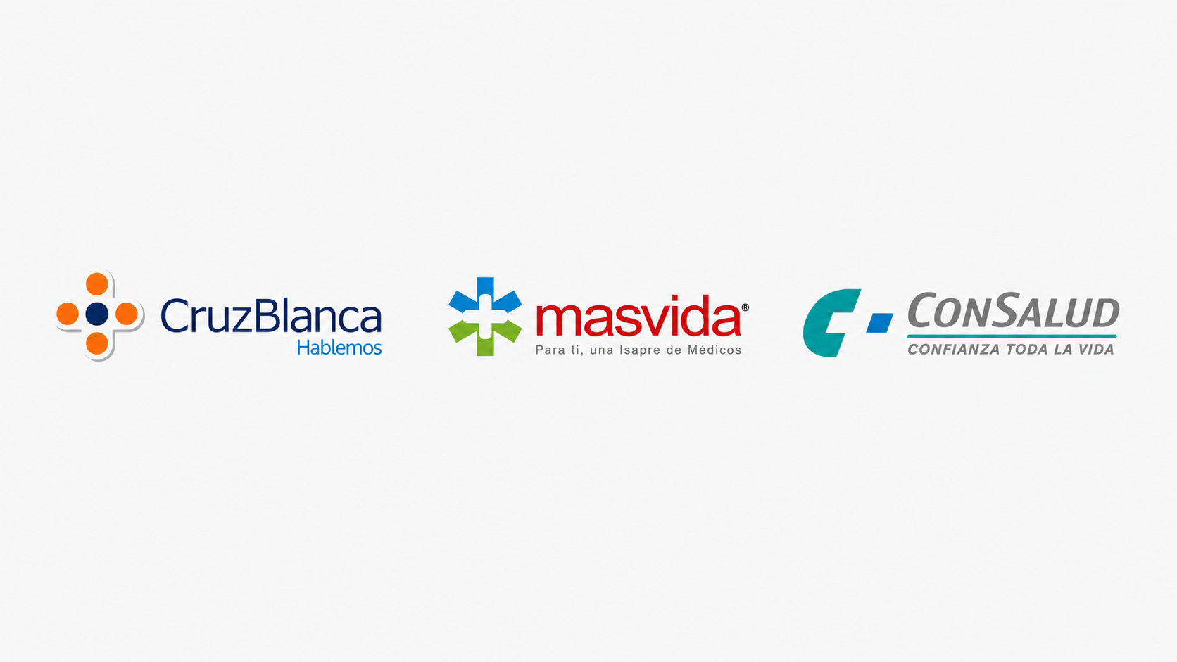 Isapres en convenio: Cruz Blanca, Masvida, ConSalud